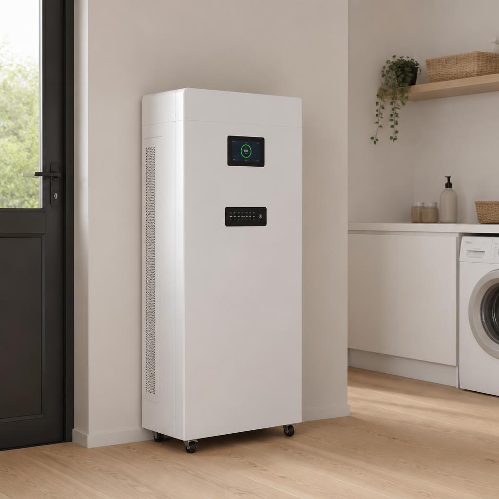 Ohmni Tower 16000 thuisbatterij met stekker: Alles in een van 16 kWh met hybride omvormer van 6,2 kW